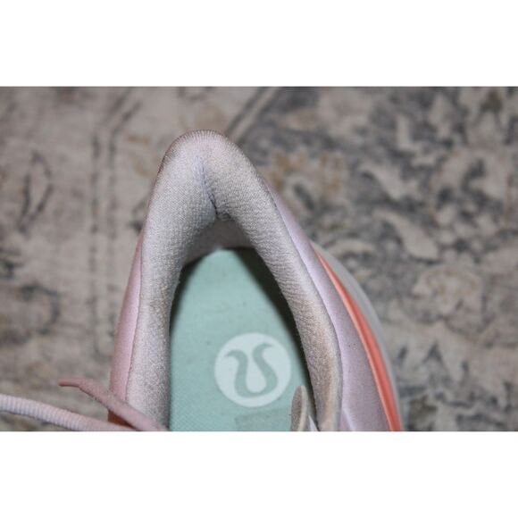 Lululemon Blissfeel Womens Running Shoe Pink Peony Sunset Alpine White size 9 - Picture 7 of 9